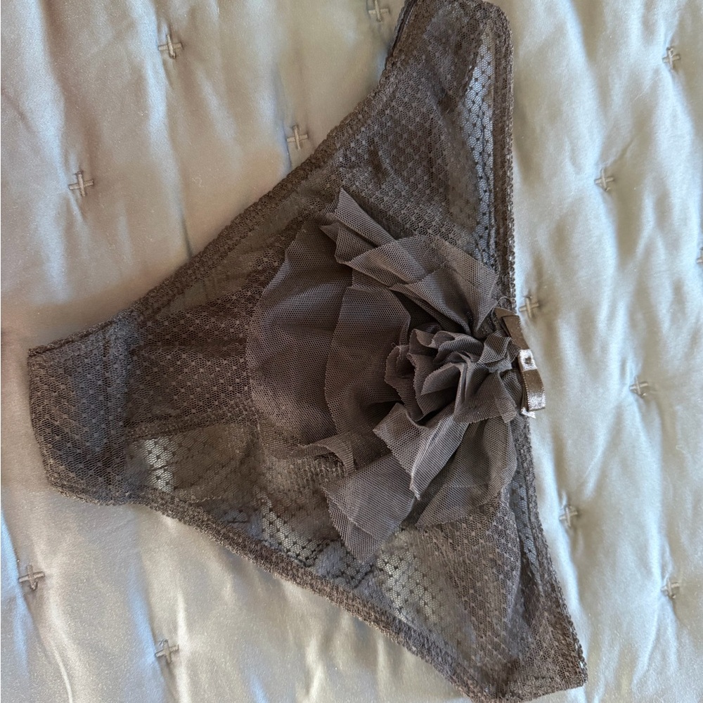 Victoria's Secret Black sexy vintage Lace Panties